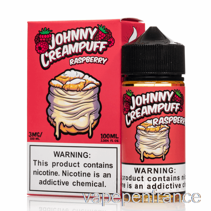 Framboise - Johnny Creampuff - 100 Ml 0 Mg Stylo Vape